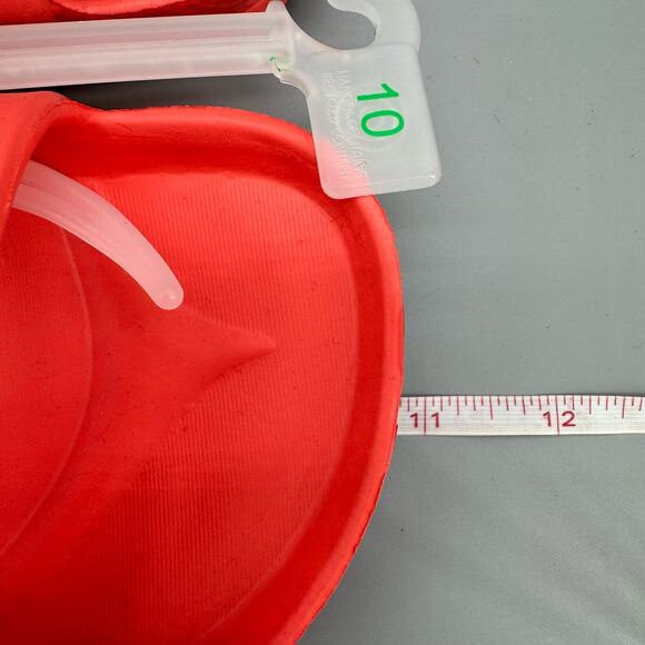 NEW Shade & Shore Women’s Neida EVA Two band Sandals Coral Red Size 10 - Picture 7 of 10